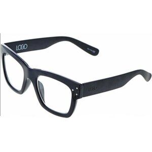 NWT LOGO Lori Goldstein Signature Look Readers Thick Frame Black 0.0 #78220